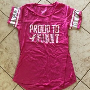 Women’s breast cancer proud to fight shirt
